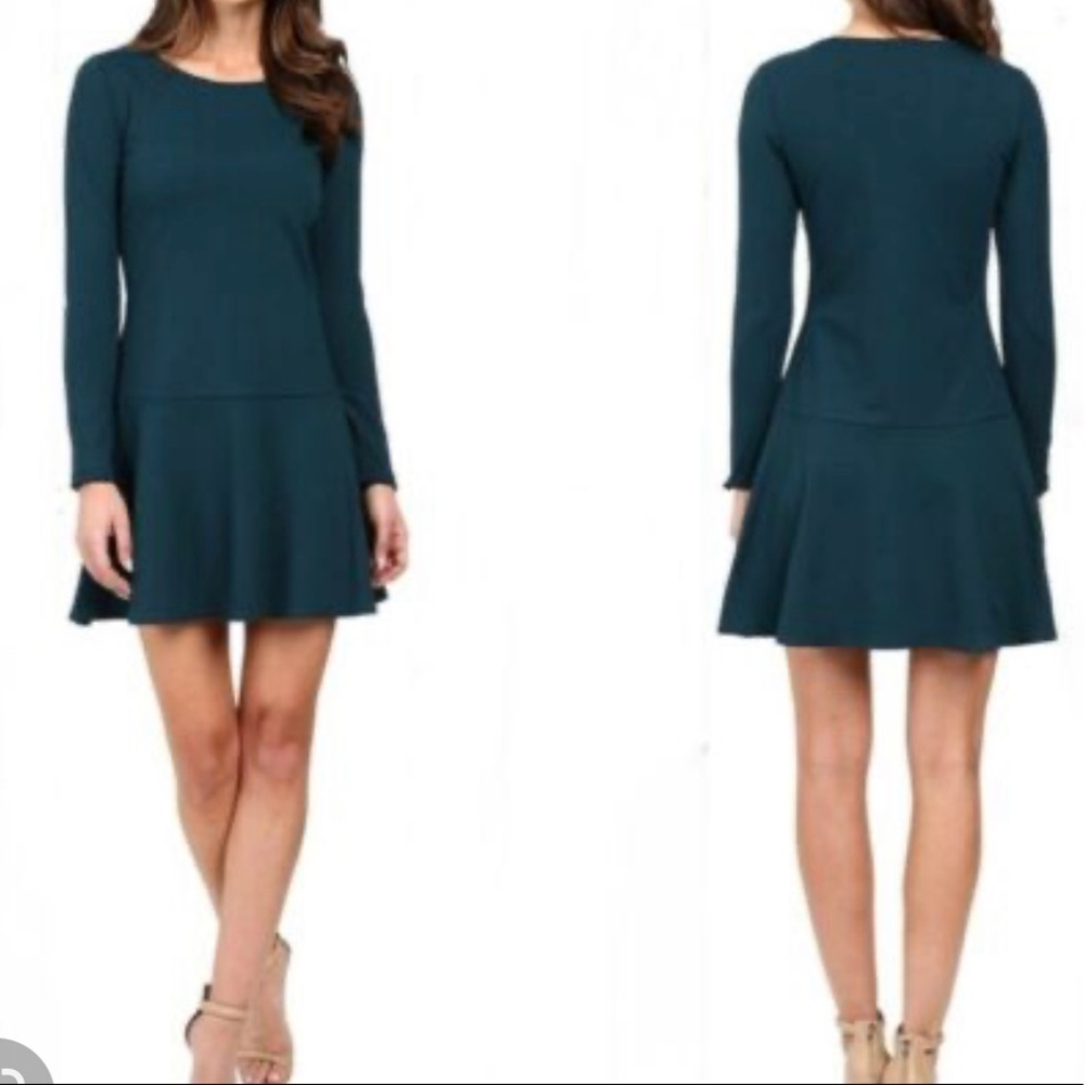 Susana Monaco Long Sleeve Shift Dress | Small